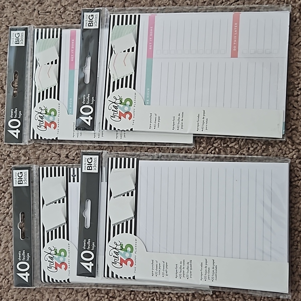 Planner filler paper